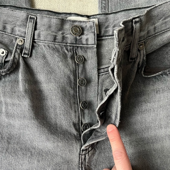 Riley high rise straight Cropped gray size 27 (duplicate) - Picture 12 of 15